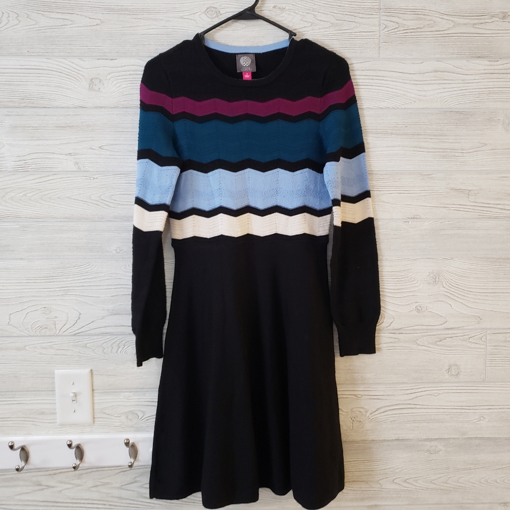 Vince Camuto Knit Sweater Dress- Long Sleeve